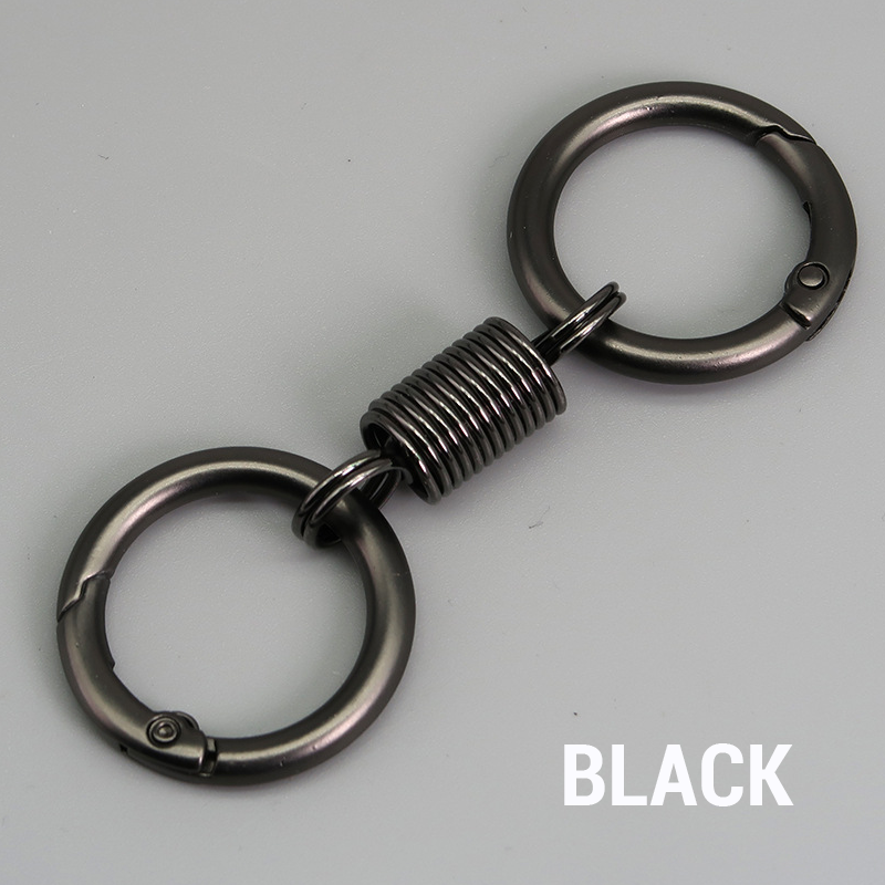 (š„2025 Last Day Promotion - 49% off)Nordic Retro Spring Double Ring Keychain