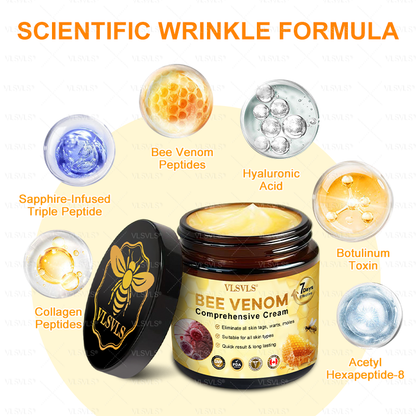 VLSVLS® Bee Venom Comprehensive Cream  ✨LAST DAY 80% OFF (Sagging Skin, Fine Lines, Loss of Firmness, Flat Bust, Drooping Hips, and More)